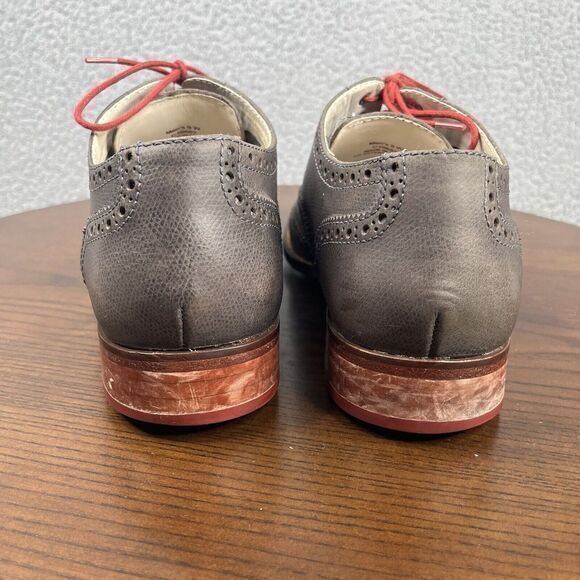 Cole Haan Shoes Mens Size 9 W Gray Leather Wingtip Brogue Made Air Collab C10557 main image 5